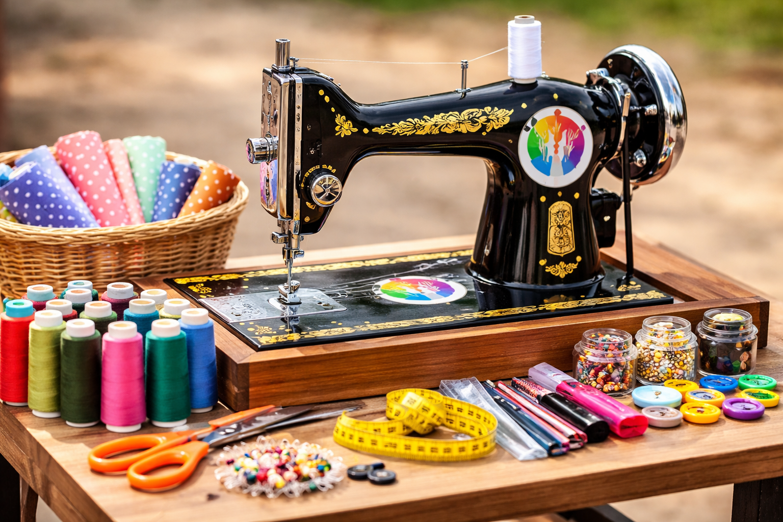 Sewing machine for women livelihood support